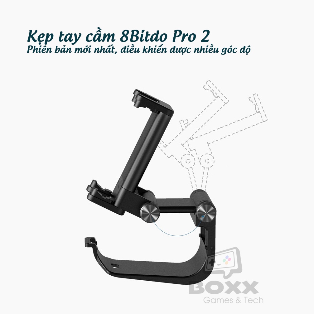 Kẹp điện thoại cho tay cầm Pro 2, SN30 Pro +, Giá đỡ tay cầm 8Bitdo Pro 2, SN30 Pro +