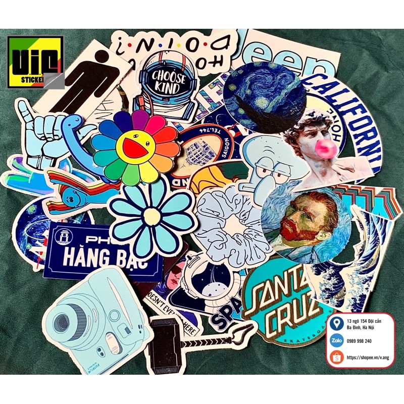 STICKER cắt sẵn dán Vali, xe, barber shop, Mũ bảo hiểm , macbook, đàn, tường... Nhập mã GIẢM GIÁ khi mua từ 3 set