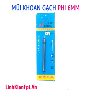 Bộ mũi khoan gạch , đá hoa 6 mũi
