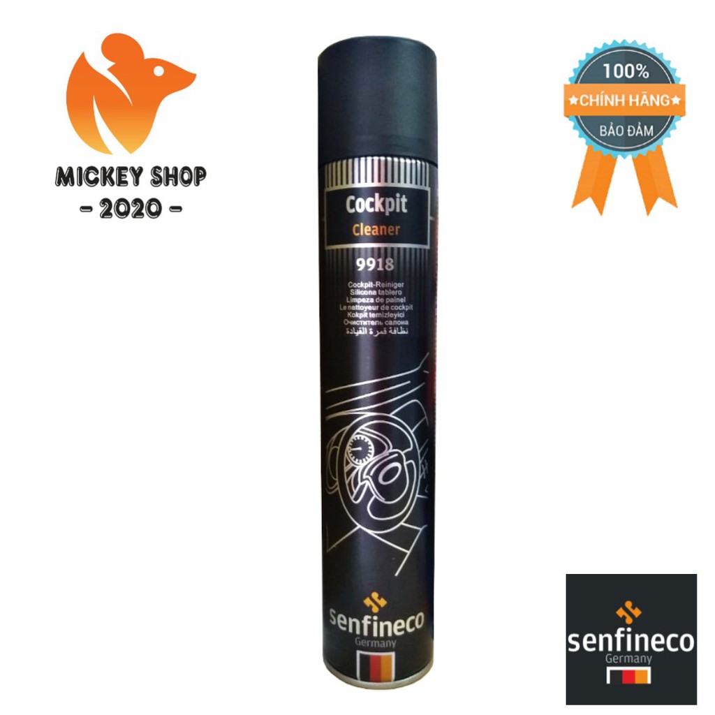 [ 100% GERMANY ] Dung Dịch Vệ Sinh Tableau Senfineco Cockpit Cleaner 400ML 9918 – Hàng Chính Hãng