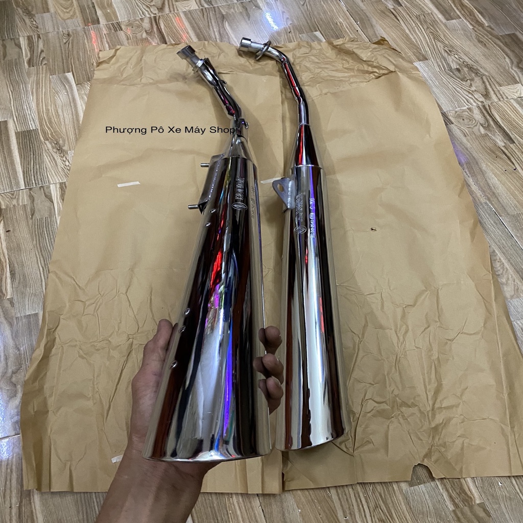 Pô dream 2543 đít xéo móc Căng tiếng chuẩn dành cho dream 50-100/cub/67/wave 50/wave nhỏ