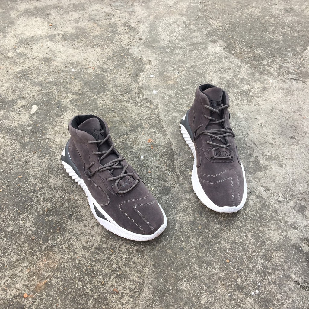 GIÀY THỂ THAO NAM CỔ CAO - GIÀY SNEAKER NAM INF X816 DA LỘN MỊN CAO CẤP