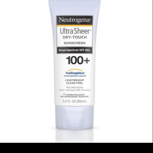 Kèm chống nắng Neutrogena spf100 ultra Sheer dry touch 88ml