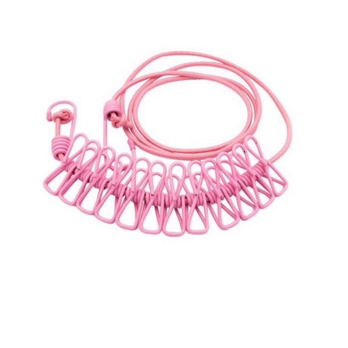 GG Dây phơi đồ thông minh 5m kèm 12 kẹp - Dây phơi quần áo có kẹp - Dumi Shop