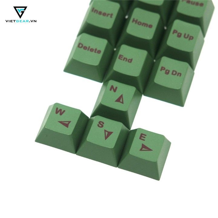 Bộ nút Cherry Camping clone thick PBT dyesub 127 nút