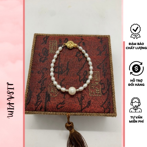 Vòng tay hạt gạo 4-5 li mix kiểu