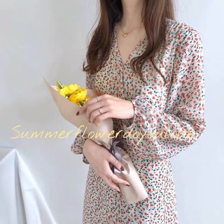 Đầm hoa nhí, váy hoa nhí, ullzang style