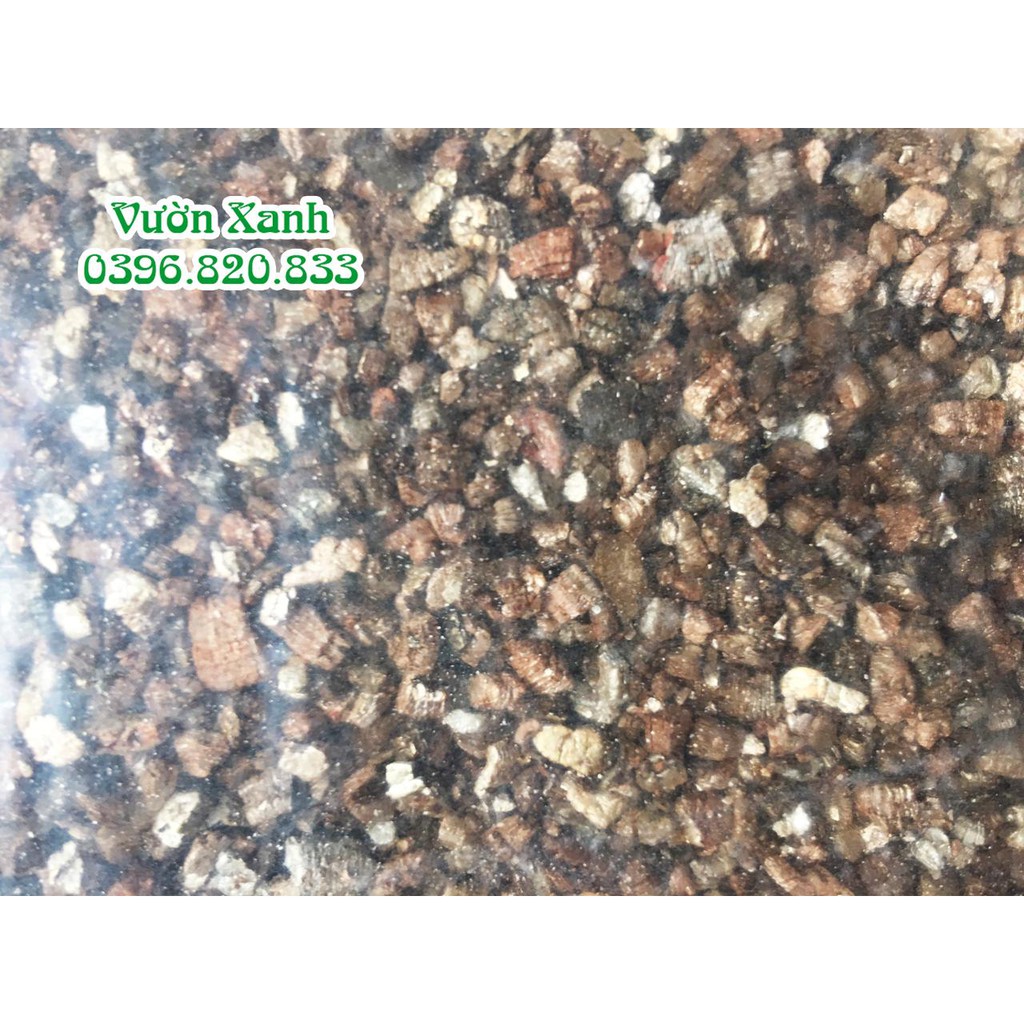 Đá Vermiculite (đá Vơ-mi) nâu trồng cây cảnh gói 8dm3 trộn giá thể trồng sen đá, xương rồng, bonsai