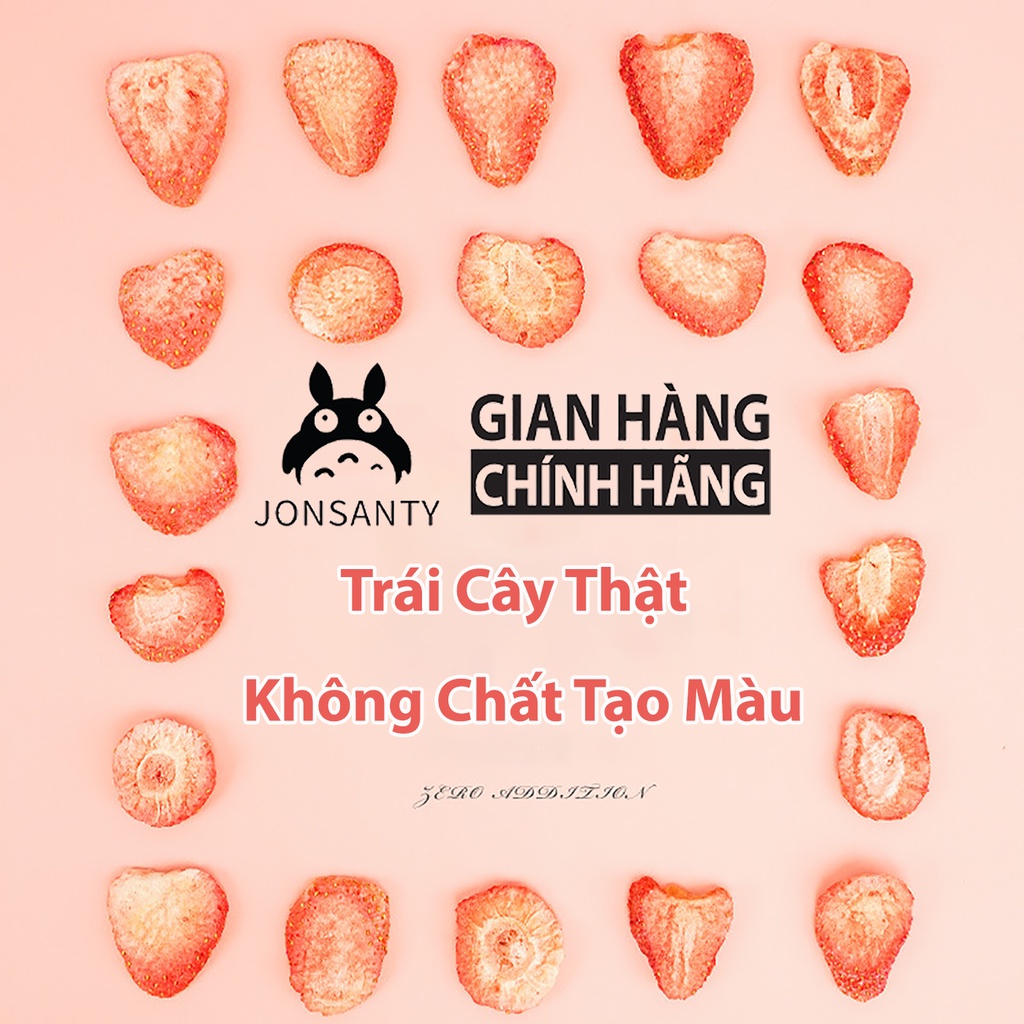 Dâu sấy lạnh cho sóc bay úc, chuột hamster, nhím, bọ ú, thỏ chính hãng JONSANTY hộp 500ML CST048