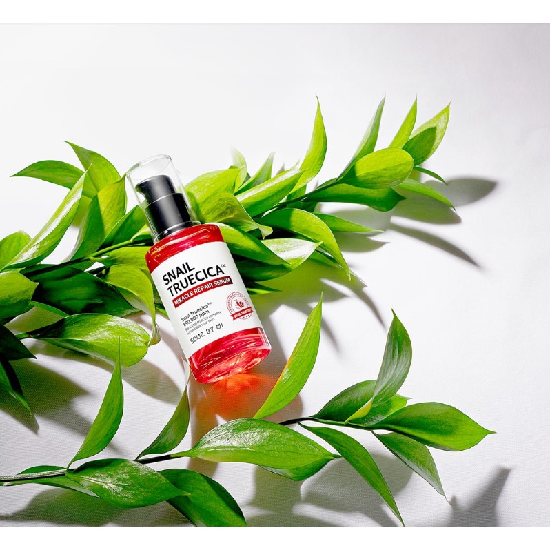 Tinh chất ốc sên đen giảm sẹo lõm - sẹo mụn Some By Mi Snail Truecica Miracle Serum 50ml | BigBuy360 - bigbuy360.vn