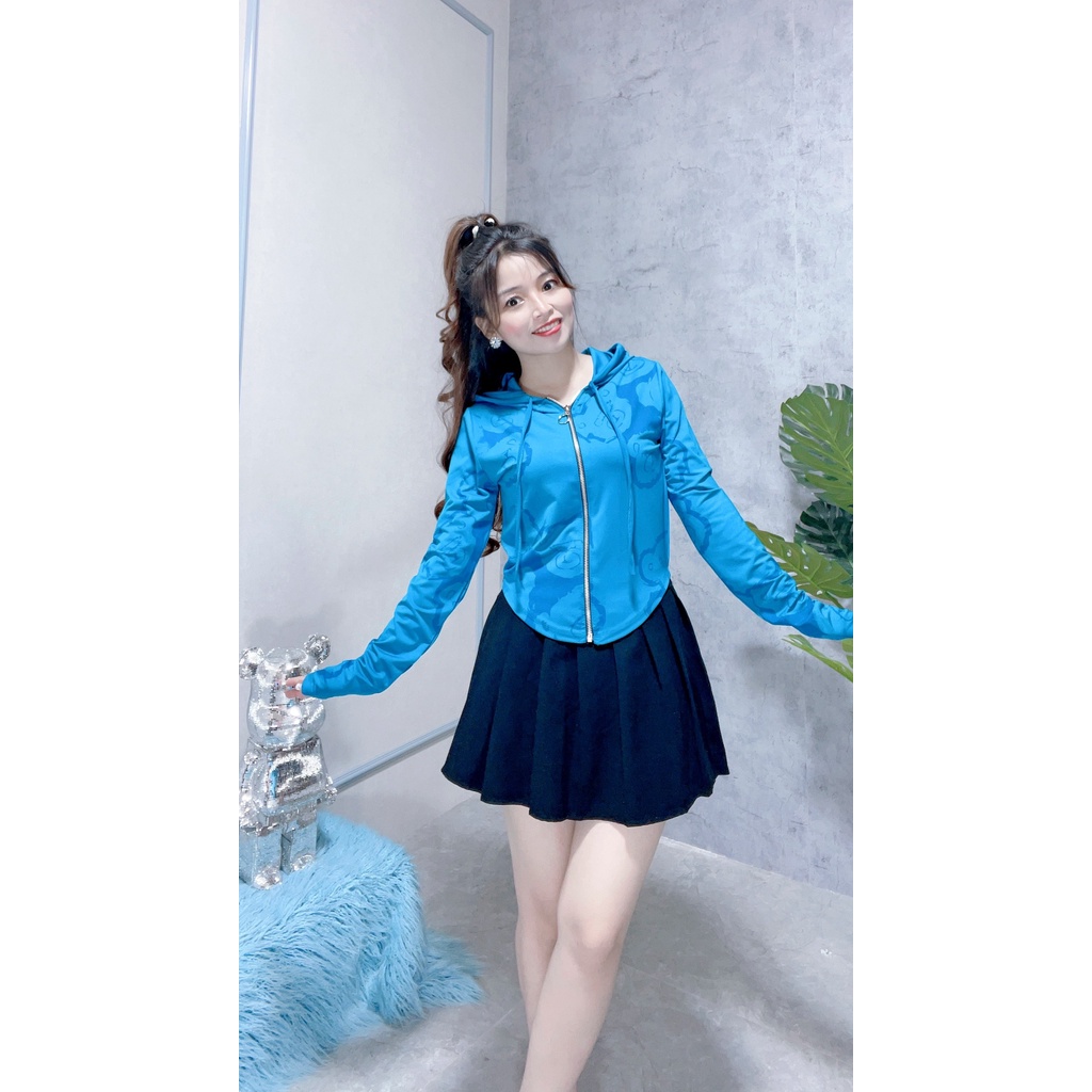 Áo khoác nữ hình con gấu - Áo khoác ngoài chống nắng