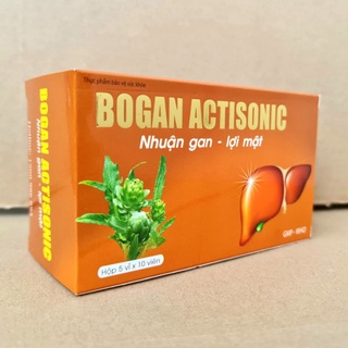 Bogan Actisonic Giải độc gan, bảo vệ tế bào gan, tăng cường chức năng gan Hộp 50 viên