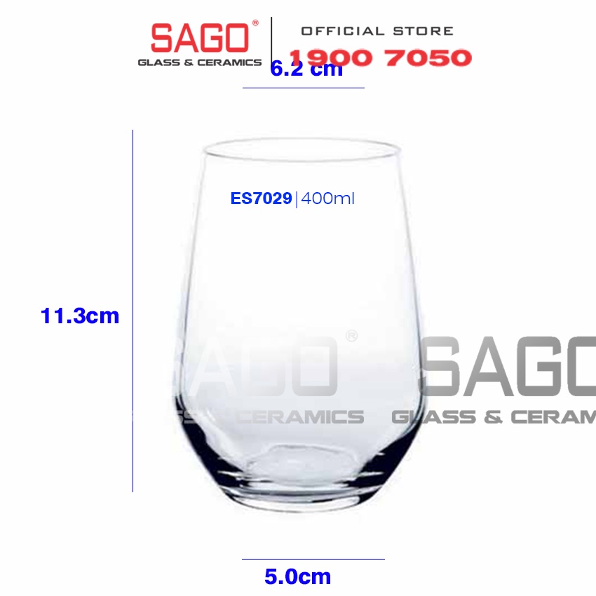 Ly Thủy Tinh Deli Tumber Hi Ball 400ml | ES7029
