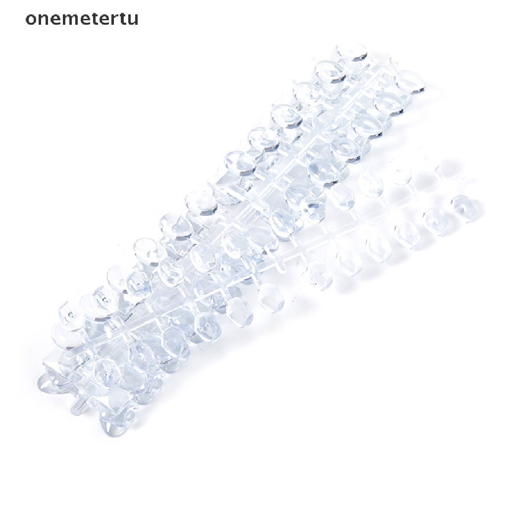 Thẻ Màu Trưng Bày Móng Tay Hình Vuông / Oval / Trái Tim Bằng Acrylic Trong Suốt