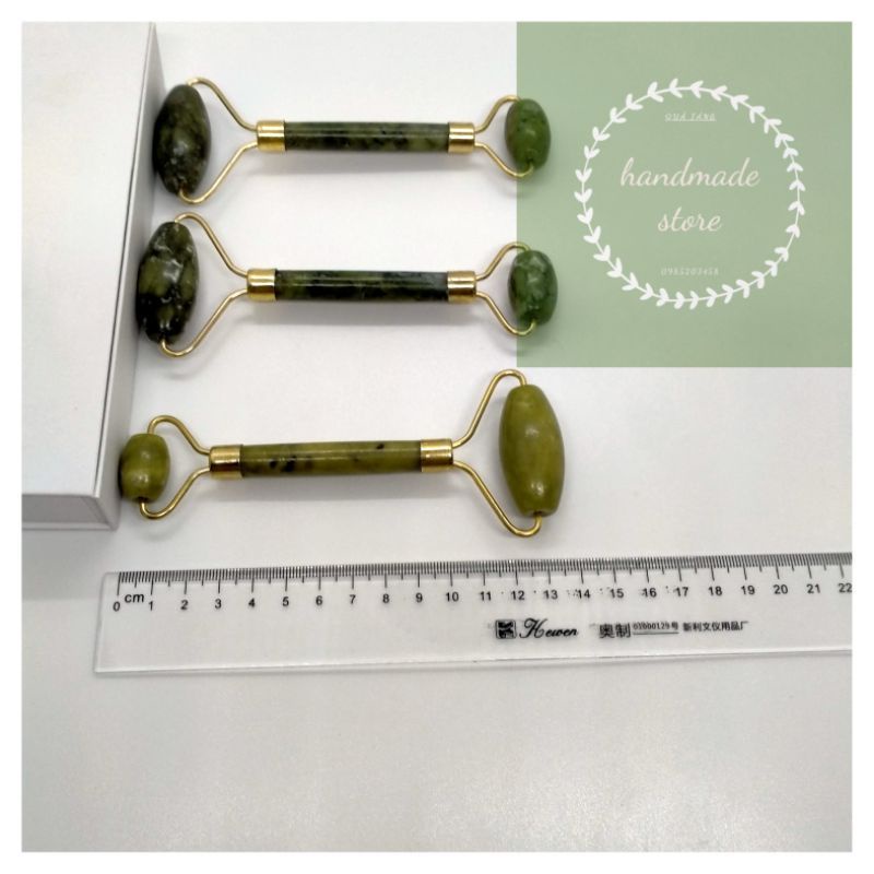 Thanh lăn mặt bằng đá cẩm thạch tự nhiên - massage mặt