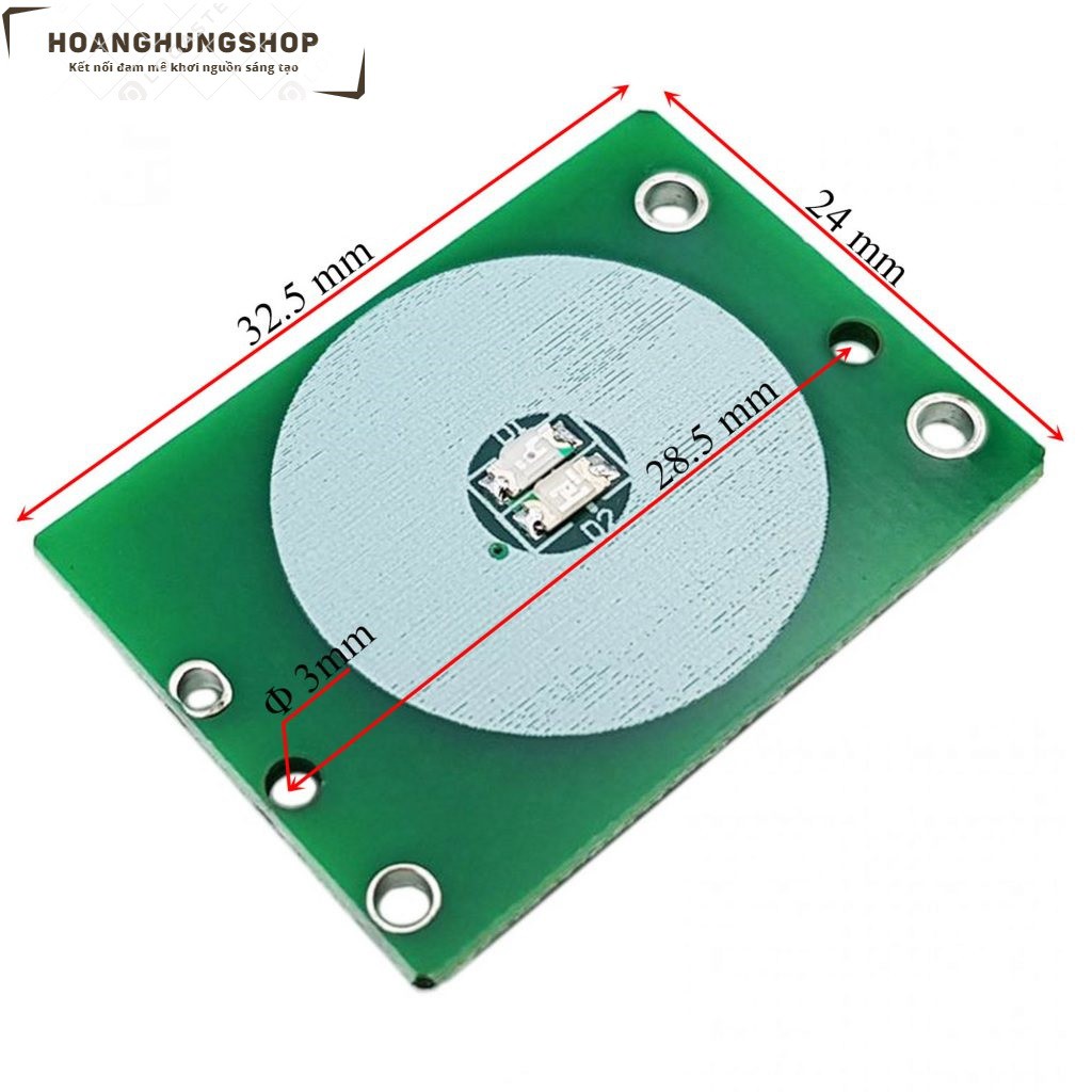 Cảm ứng 1 chạm điện dung TTP223 12VDC
