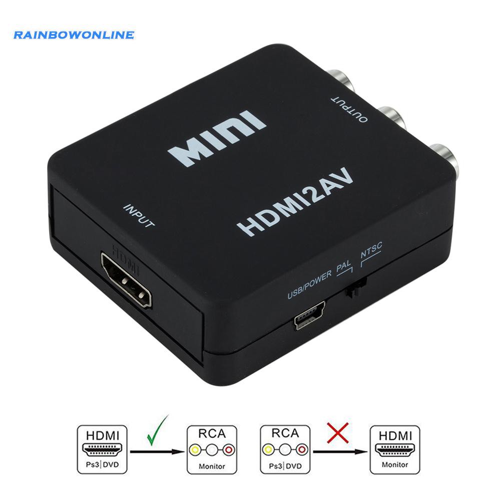 Bộ Chuyển Đổi Hdmi Sang Av Ntsc Pal Cho Ps3 Dvd Máy Tính