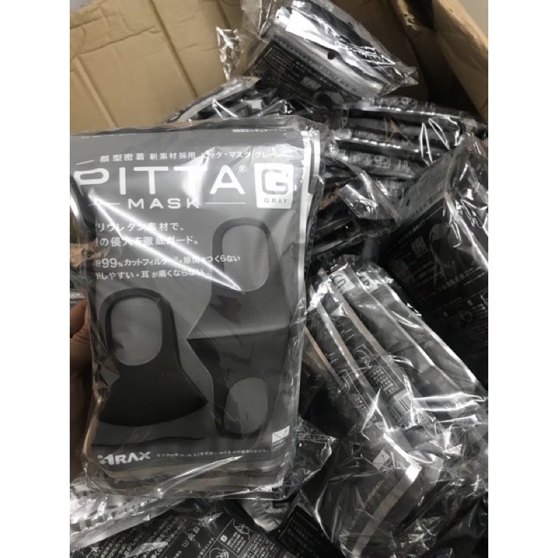 combo 4khẩu trang PiTTa Nhật có van thở | BigBuy360 - bigbuy360.vn