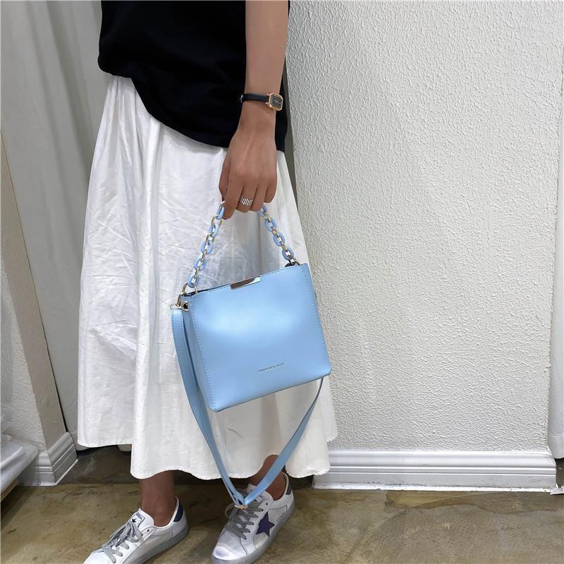 Beautiful crossbody women's bag, large capacity new bucket bag, Korean style all-match shoulder bag, portable crossbody bag
