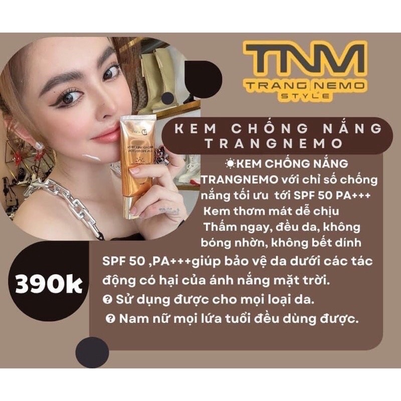 KEM CHỐNG NẮNG TRANG NEMO CHÍNH HÃNG SF+ 50