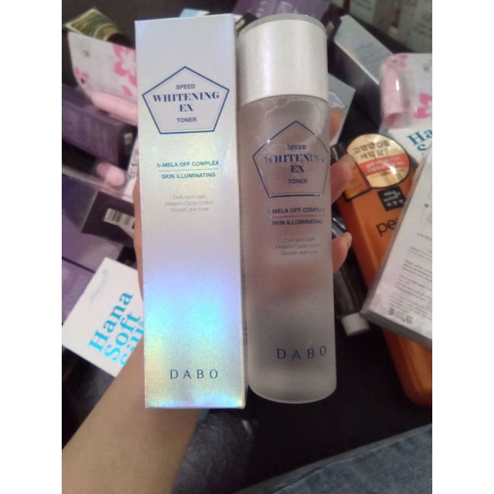 Nước hoa hồng dưỡng trắng da Dabo Whitening Ex 160ml