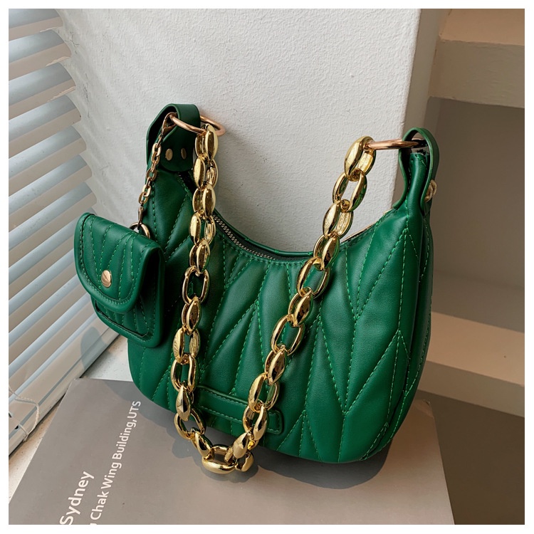 IELGY Túi Đeo Vai Có Dây Đeo Sợi Xích Nhỏ Gọn Thời Trang Cho Nữ