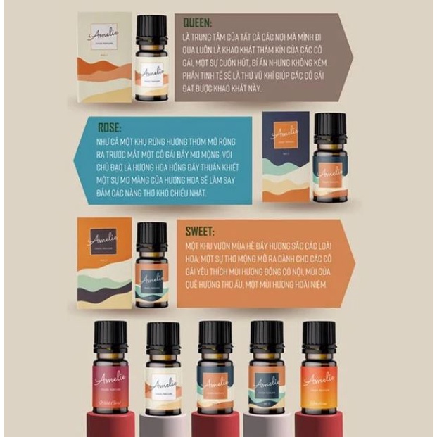 Tinh Dầu Nước Hoa Vùng Kín Nữ Amelie 5ml
