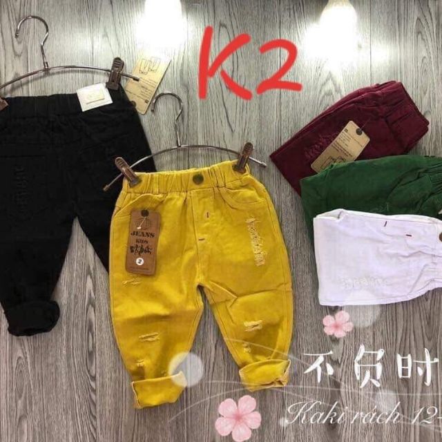 Quần kaki rách mặc Tết0 | BigBuy360 - bigbuy360.vn