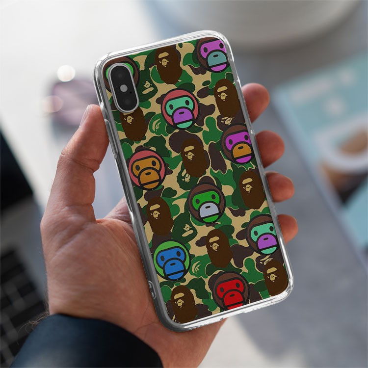 Ốp lưng Bape Baby Milo Hiếm cho iphone 6/7/8/Plus/X/Xs/XsMax/Xr/11/Pro/12Mini/12 PROMAX BAPPOD00152