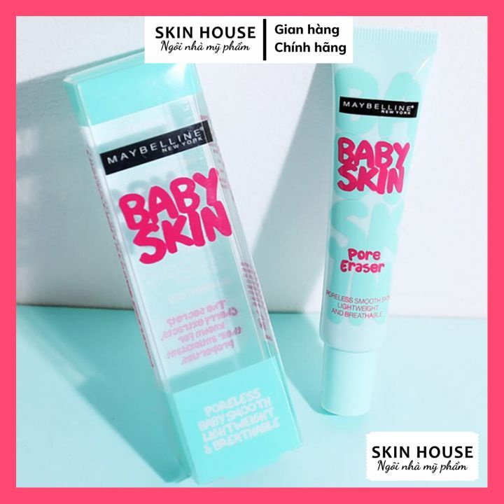 Kem lót Maybelline New York Baby Skin Pore Eraser Primer mịn da che khuyết điểm 22ml