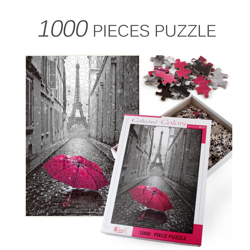 Bộ Xếp Hình Tháp Eiffel 1000 Miếng Cho Bé