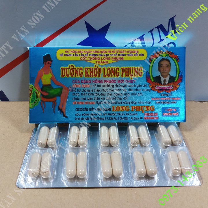 Dưỡng Khớp Long Phụng viên nang | Thế Giới Skin Care