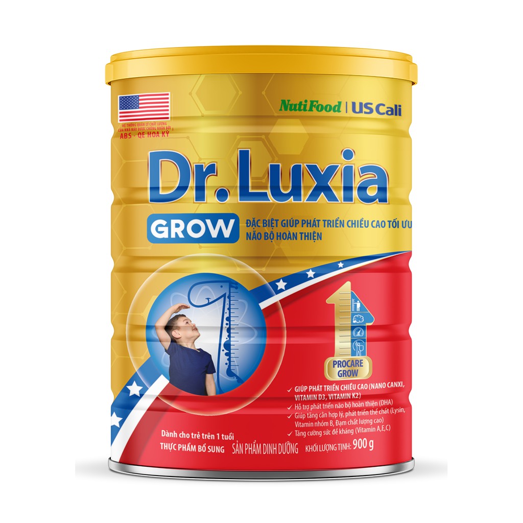 Sữa bột Dr. Luxia Grow 900g