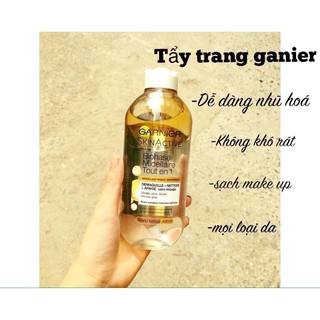 Tẩy trang ganier màu vàng