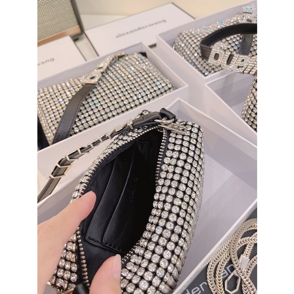 TÚI ALEXANDER WANG ĐÍNH ĐÁ KẸP NÁCH FULLBOX