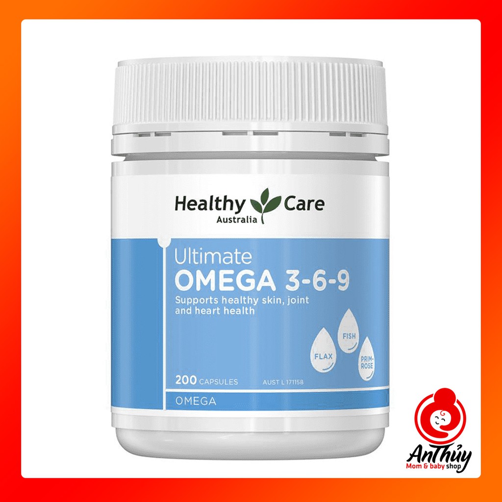 Omega 369 Của Healthy Care Úc 200 Viên