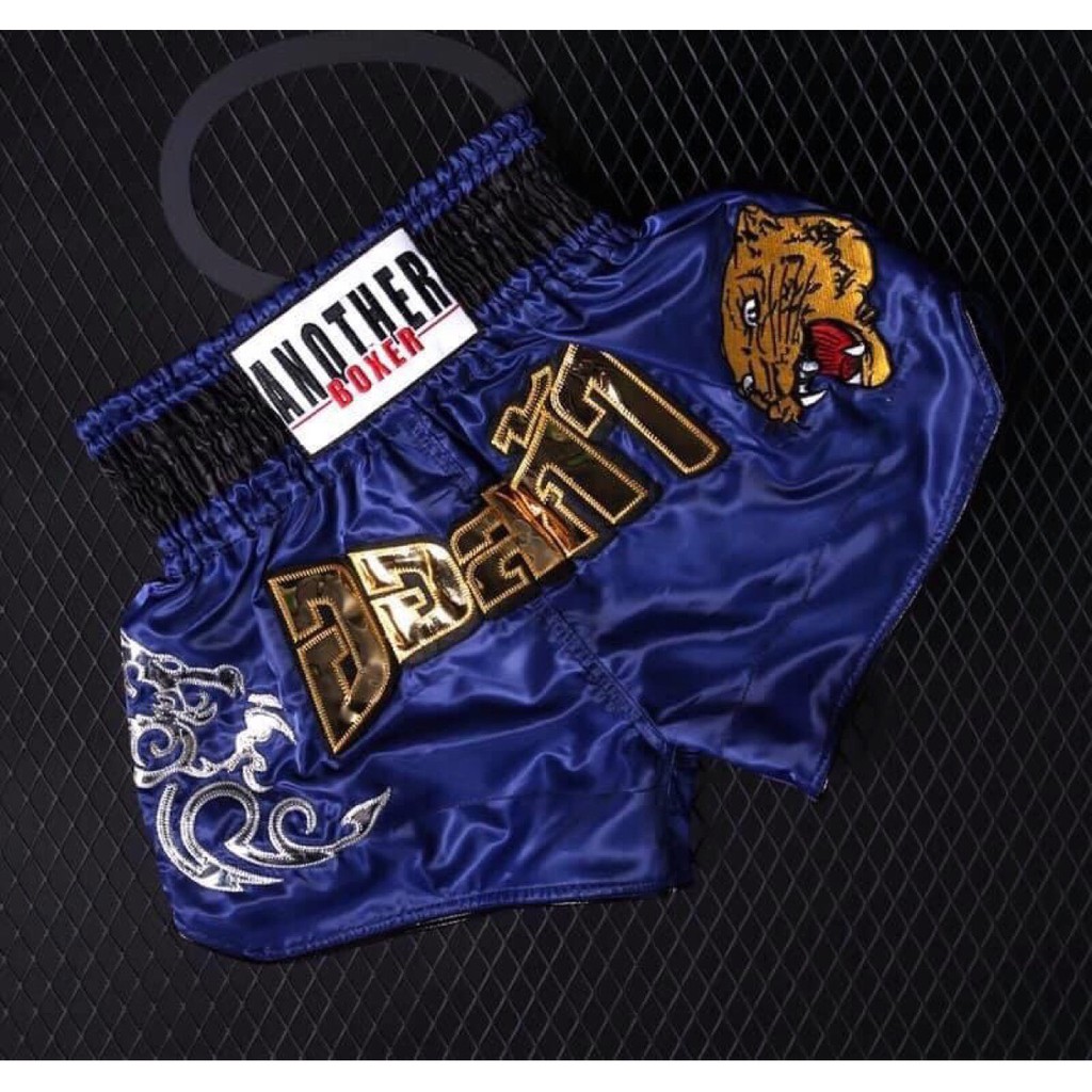 Quần Muay Thái Another Boxer Chính Hãng Muay Thai Short Chất Liệu Satin Cao Cấp Tập Luyện Cực Thoải Mái Sang Trọng