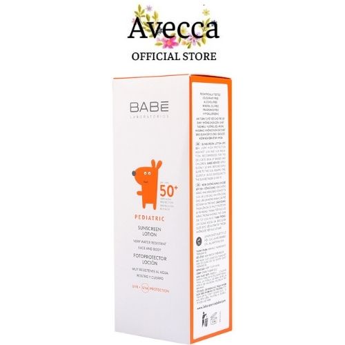 Kem Chống Nắng Bảo Vệ  Làn Da Mong Manh Bé Cho Trẻ Sơ Sinh, Trẻ Nhỏ Babe Sunscreen Lotion 100ml