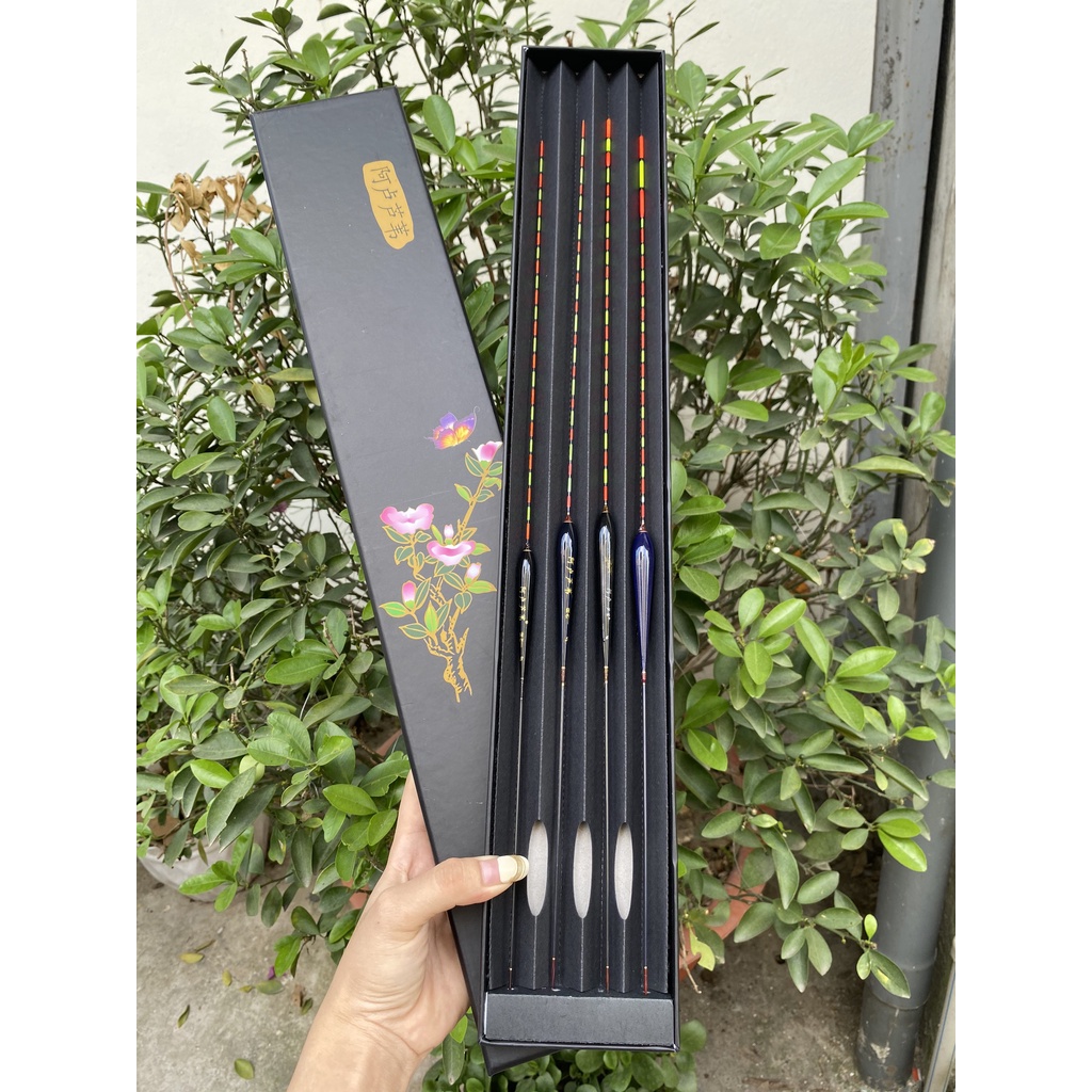 Bộ Phao Câu Cá Cao Cấp Bộ 2 - Tăm Phao Xanh Đỏ - Đầu Phao To - Đa Dạng- Rõ Nét_bộ phao cau cá