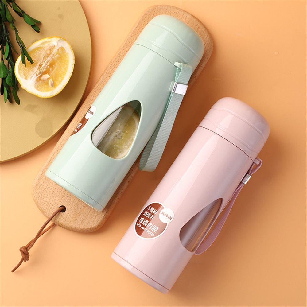 Cốc Thủy Tinh ZAIJIE24 500ml Chống Bỏng Chống Rơi Hình Giọt Nước