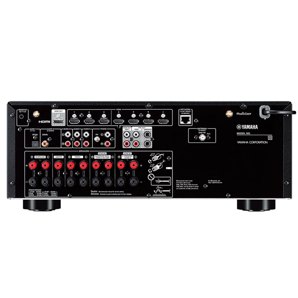 Amply Xem phim 7.2 kênh YAMAHA RX V6A - Hàng Chính Hãng, Bảo Hành 12 Tháng