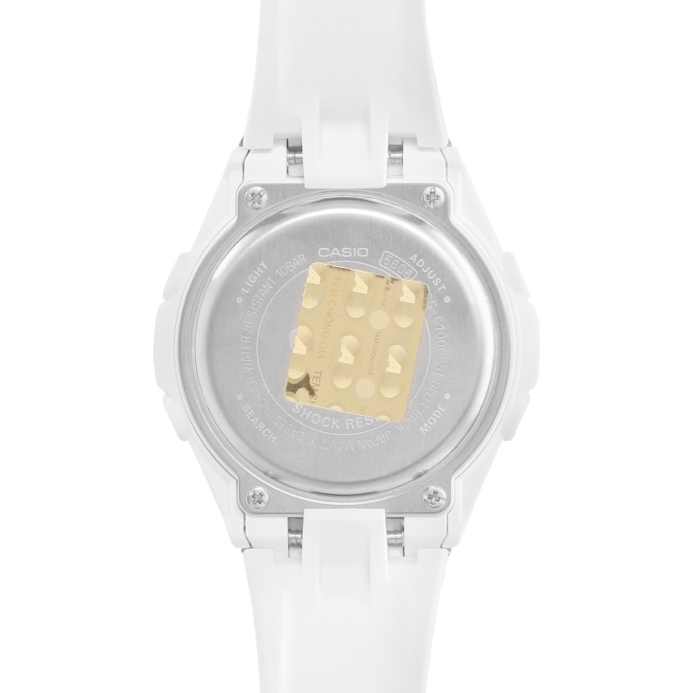 Đồng Hồ Nữ Casio Baby-G MSG-C100-7ADR - Gờ Mặt Kim Loại - Chống Nước 100m- bảo hành