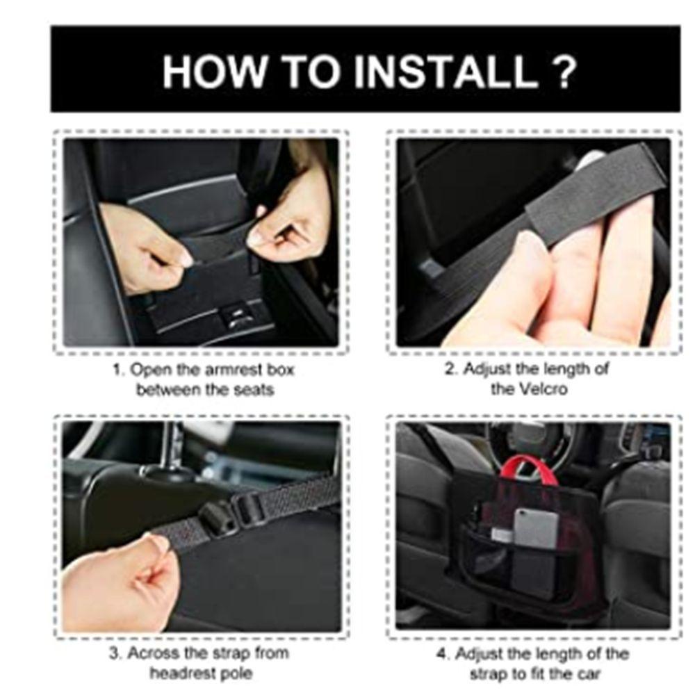 MYRONGVN Ô Tô Lưới Tổ Chức Mới Giá Đỡ Túi Nâng Cao