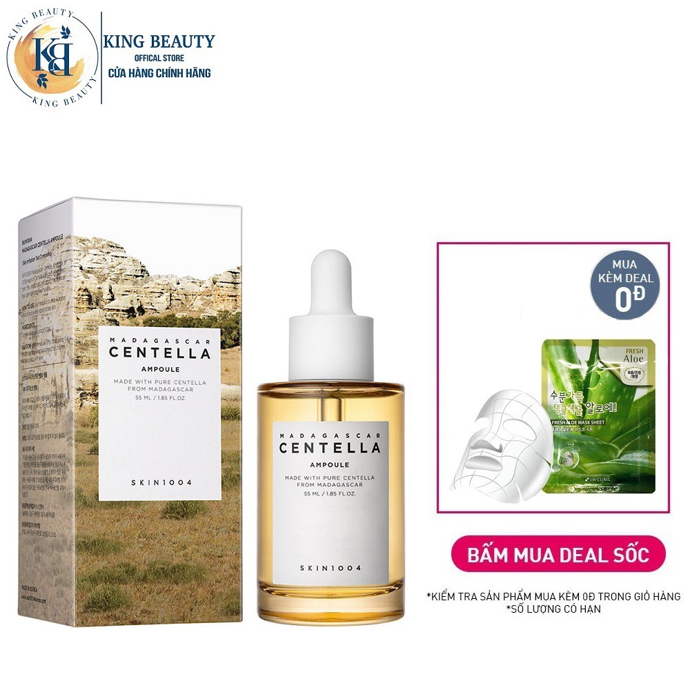 Tinh Chất giảm Mụn Chiết Xuất Rau Má Skin1004 Madagascar Centella Ampoule 55ml