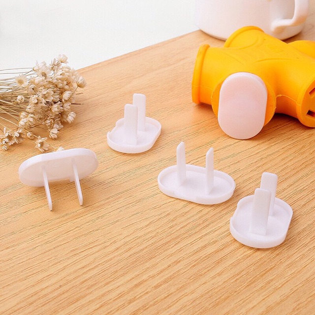 COMBO 5 NÚT BỊT Ổ ĐIỆN 2 CHÂN BẢO VỆ AN TOÀN CHO BÉ