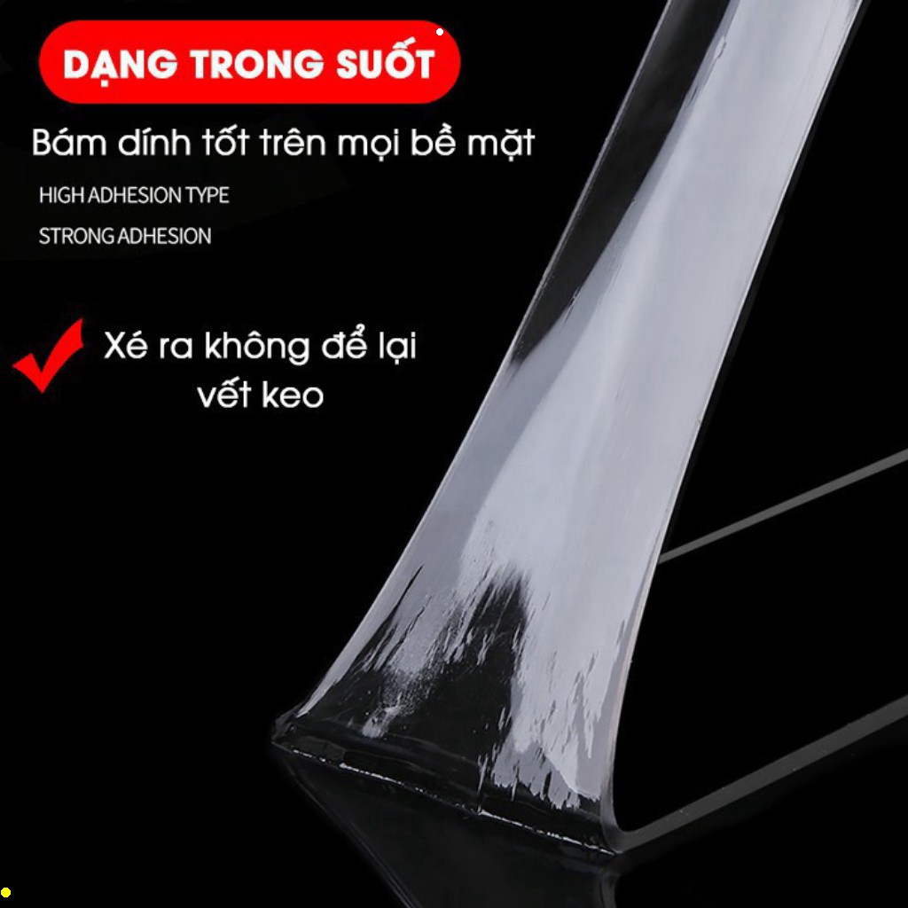  [CUỘN 3M ] BĂNG DÍNH DÁN ĐA NĂNG DÍNH MỌI BỀ MẶT SIÊU HÓT MỚI [ BĂNG DÍNH TRONG 3M ]