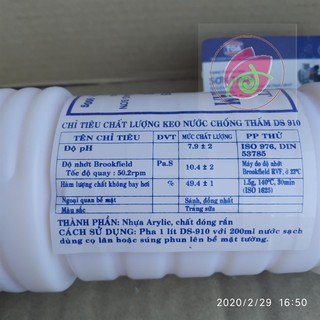 Keo nước chống thấm DS – 910