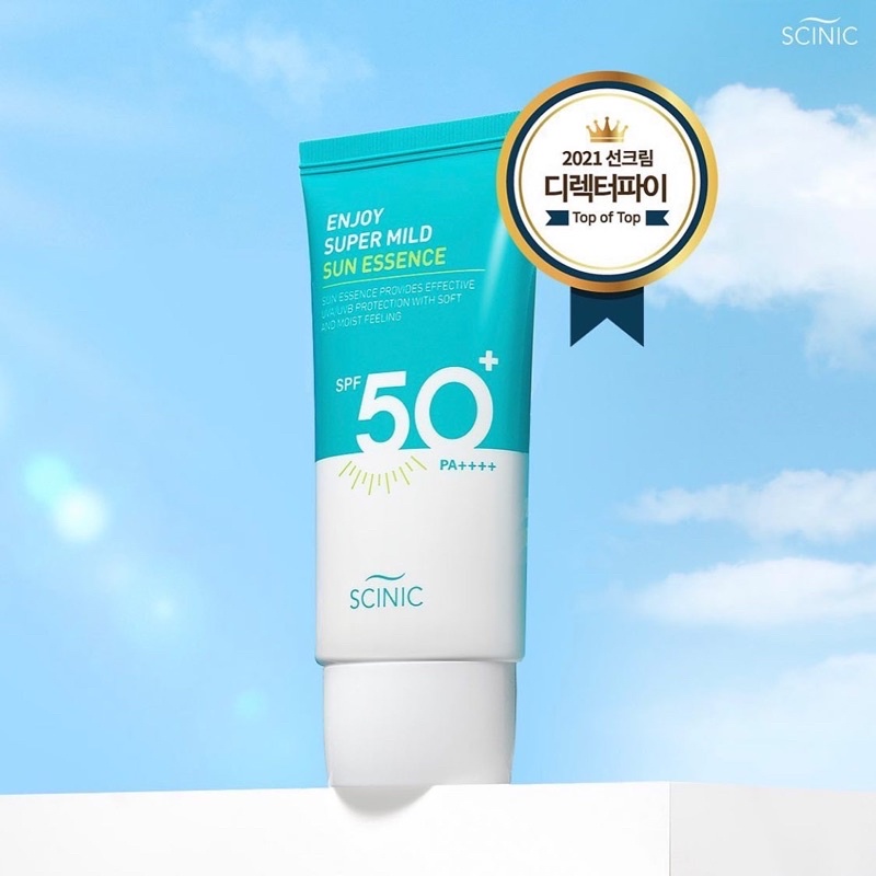 Kem chống nắng dưỡng ẩm dịu nhẹ SCINIC Enjoy super mild sun essence 50ml