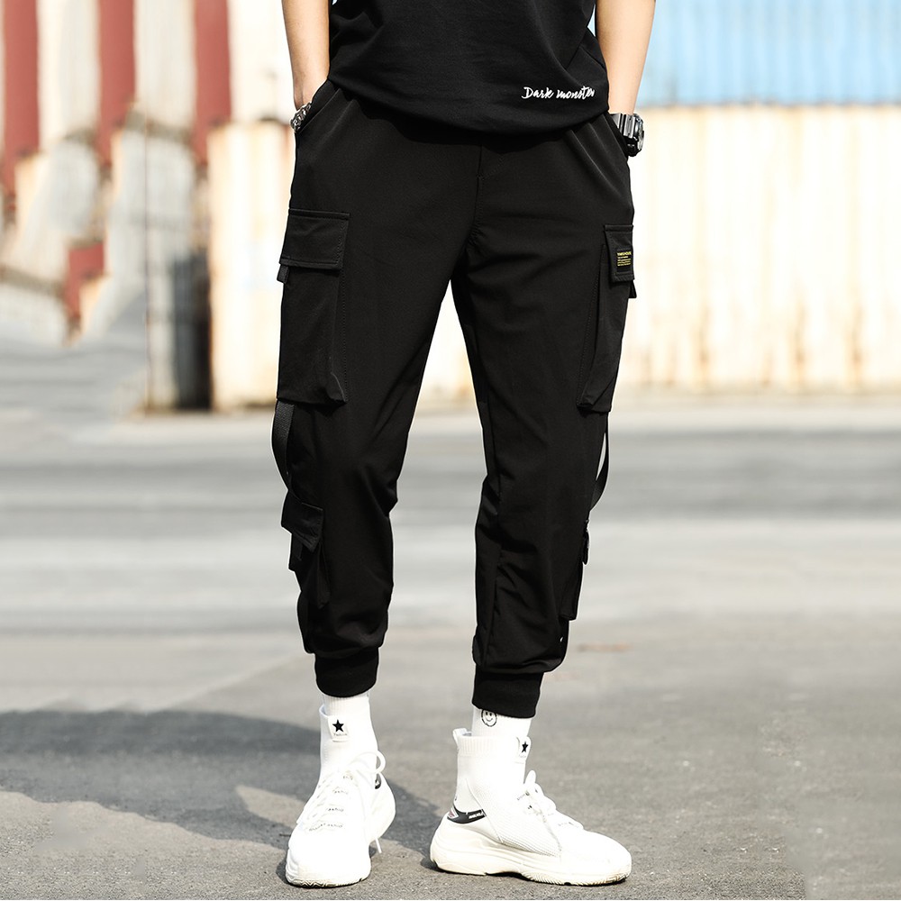 Quần Jogger Kaki thun mịn Thể Thao Nam Phối Hộp Bo Gấu Trẻ Trung Năng Động ZENKODLMEN JOGGER NAM 9000055