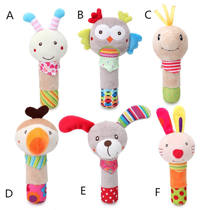 Đồ Chơi Thú Nhồi Bông Treo Xe Đẩy Cho Bé